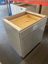 Westfield Dusk Gray Shaker Stock Assembled Base Kitchen Cabinet (24 in. W x 30 in. D)