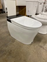 Elegant Luxury Elongated Smart Bidet Toilet in White w/Surprise Ambient Light, Build-in Tank, Auto Open/Close, UV Light