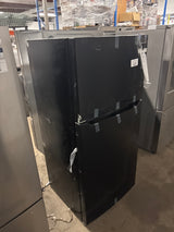 30 in. 18.3 cu. ft. Garage Ready Top Freezer Refrigerator in Black