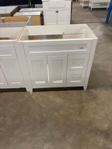 Ridge 36 in. W x 22 in. D x 34 in. H Bath Vanity Cabinet without Top in White
