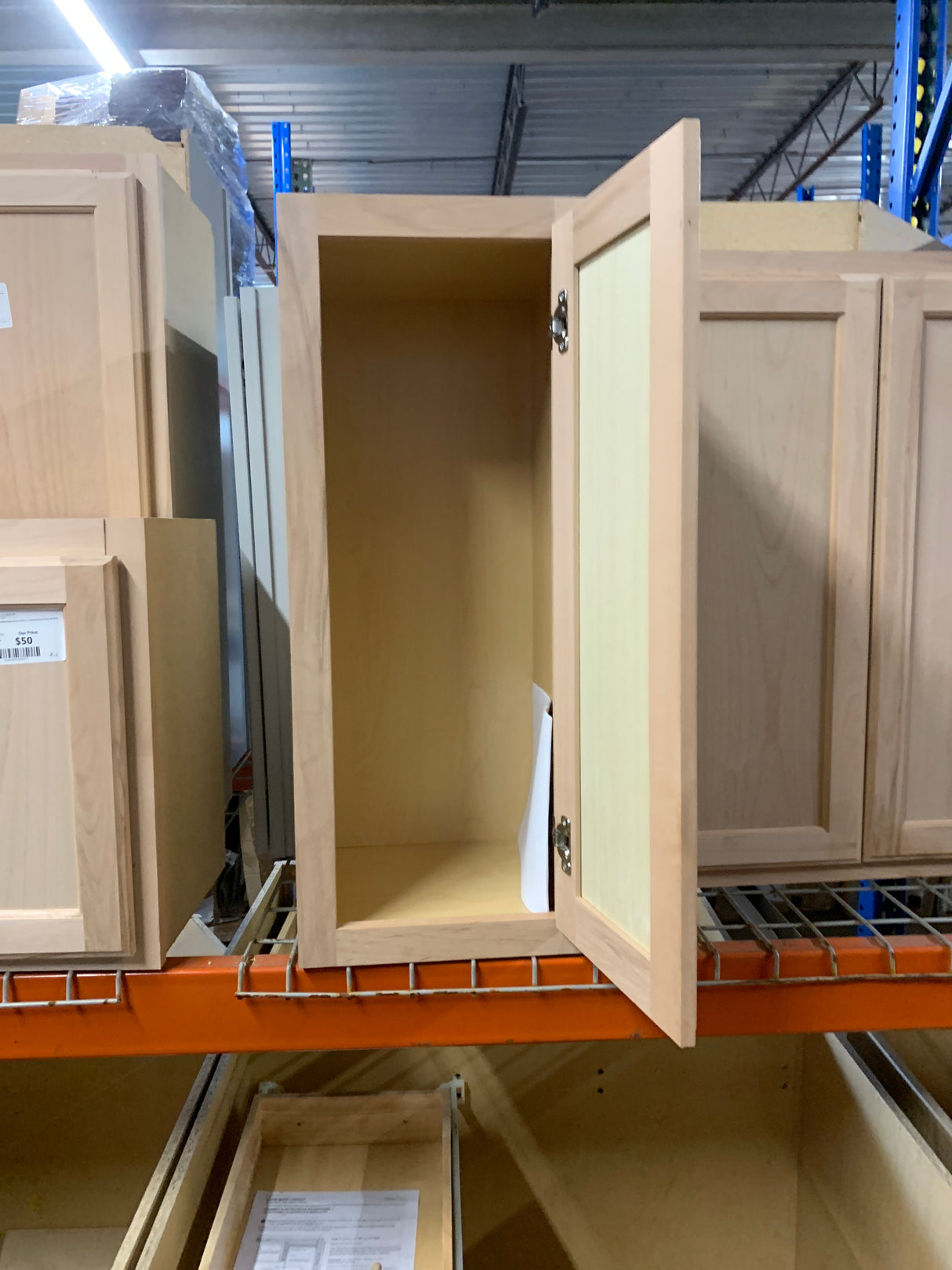 Hampton 12 in. W x 12 in. D x 30 in. H Assembled Wall Kitchen Cabinet in Unfinished