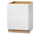Avondale 24 in. W x 24 in. D x 34.5 in. H Ready to Assemble Plywood Shaker Drawer Base Kitchen Cabinet in Alpine White