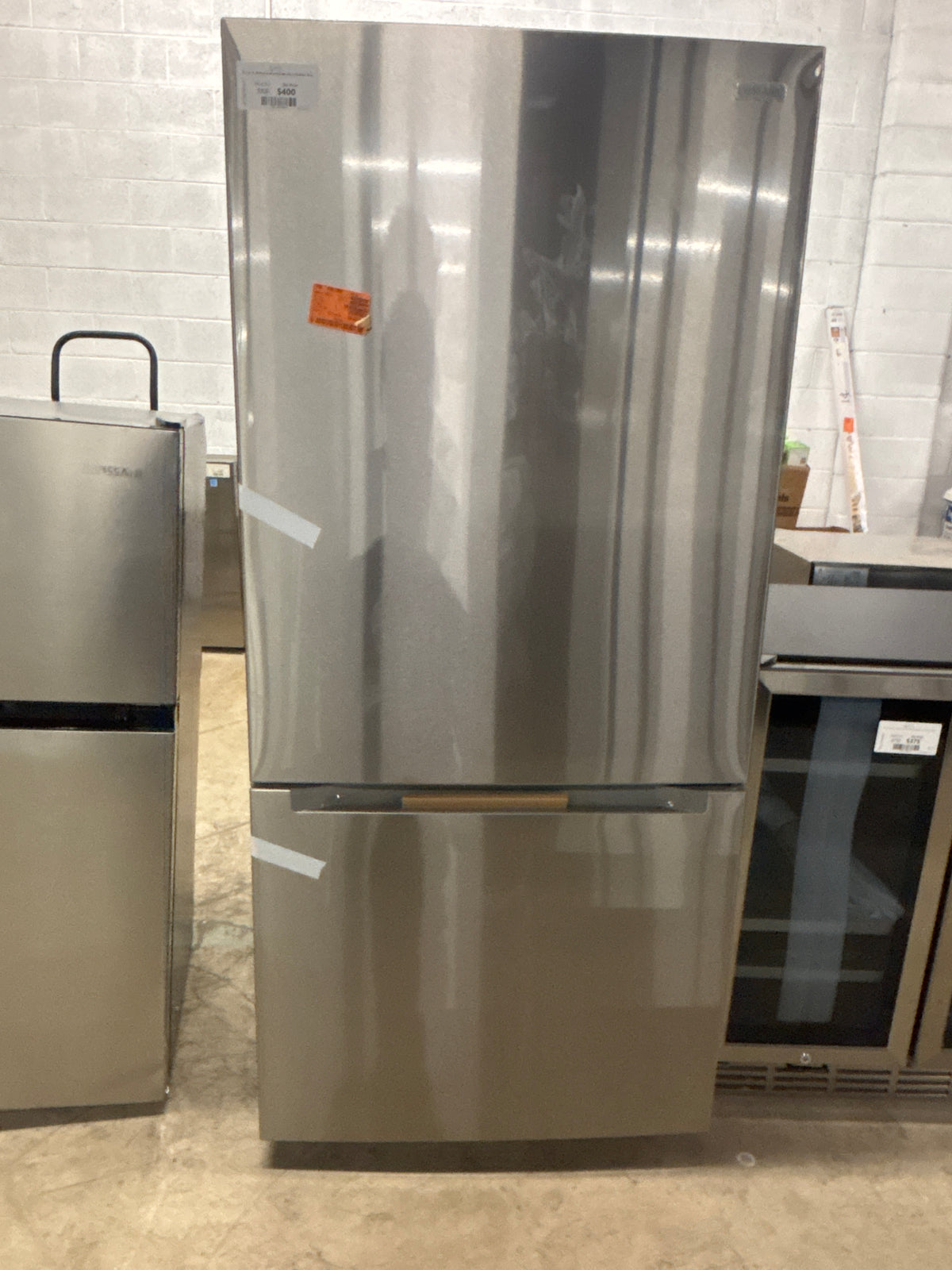 18.7 cu. ft. Bottom Freezer Refrigerator in Stainless Steel