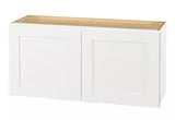 Avondale Shaker Alpine White Ready to Assemble Plywood 36 x 18in Wall Bridge Kitchen Cabinet(36 in W x 18 in H x 12in D)