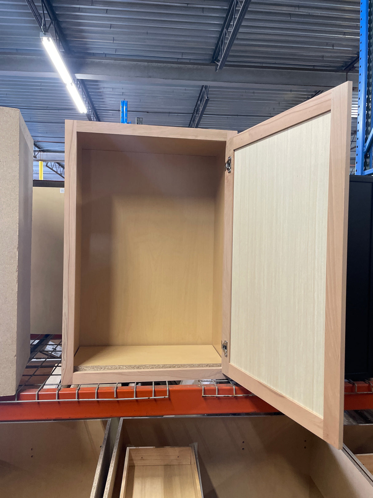24 in. W x 12 in. D x 36 in. H Assembled Wall Kitchen Cabinet in Unfinished with Recessed Panel