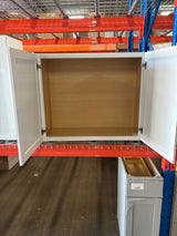 Westfield Feather White Shaker Stock Assembled Wall Kitchen Cabinet (36 in. W x 12 in. D x 30 in. H)