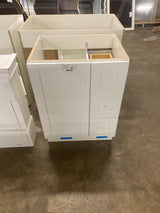 Bannister 24.5 in. W x 18.75 in. D Bath Vanity in White without Top