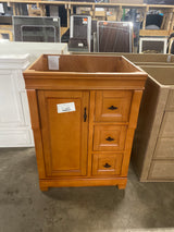 Naples 24 in. W x 21.63 in. D x 34 in. H Bath Vanity Cabinet without Top in Warm Cinnamon
