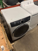 27 in. W 8 cu. ft. Front Load Electric Dryer with Perfect Steam and LuxCare Dry System, ENERGY STAR in White