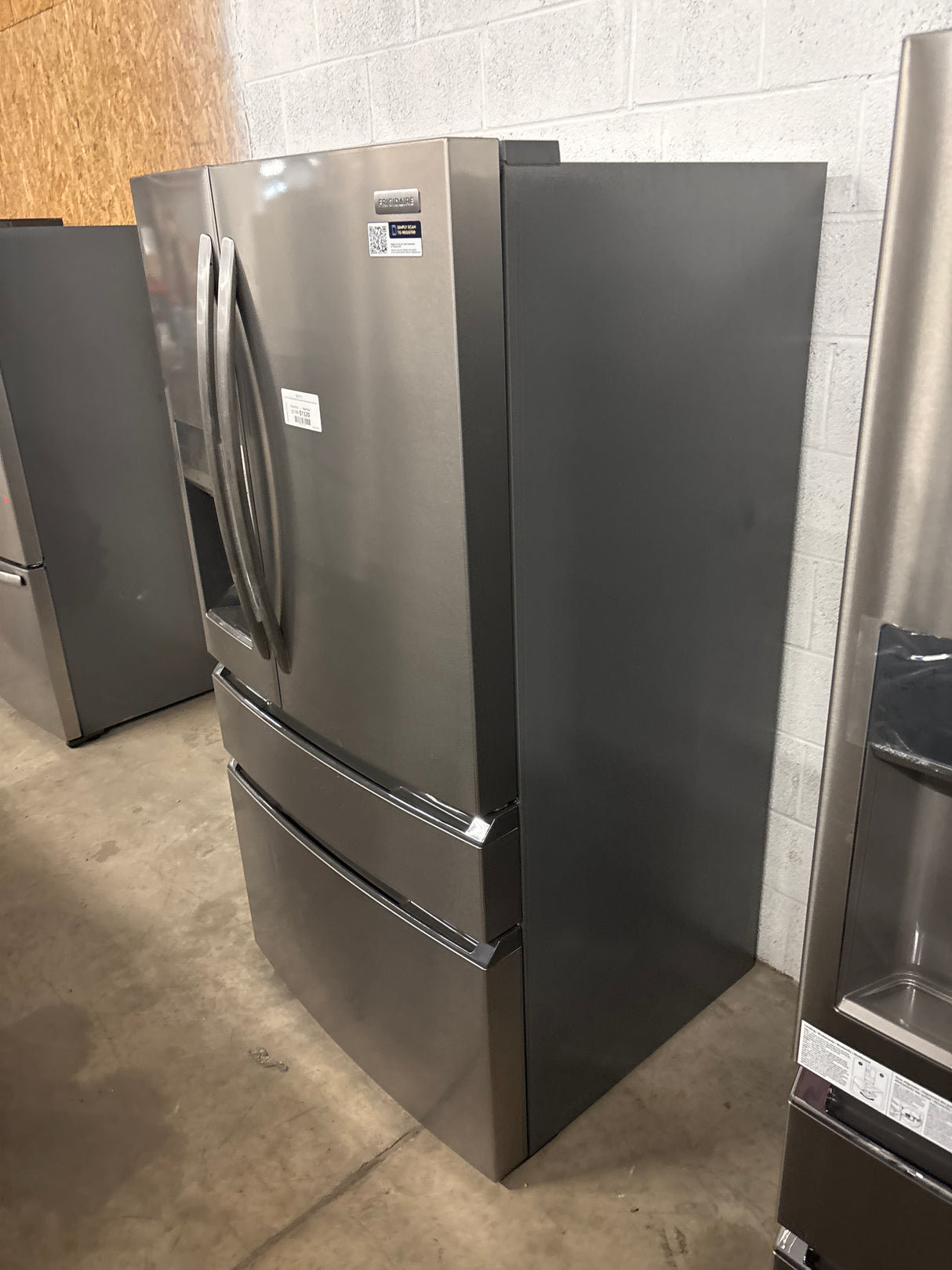 36 in. 26 cu. ft. Standard-Depth 4-Door French Door Refrigerator in Fingerprint-Resistant Stainless Steel Look