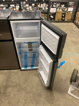 4.5 cu. ft. 2-Door Mini Refrigerator in Platinum Steel with Freezer