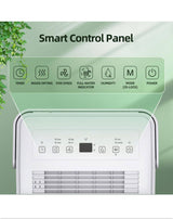 30 pt. 1,500 sq.ft. Dehumidifier in. White with Bucket and Drain Hose for Basement, Garage, 2 Layer Air Filter