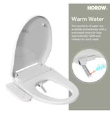 1-Piece Elongated Chair Smart Bidet Seat
