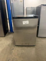 2.1 cu. ft. Upright Freezer Manual Defrost with Adjustable Feet in Silver