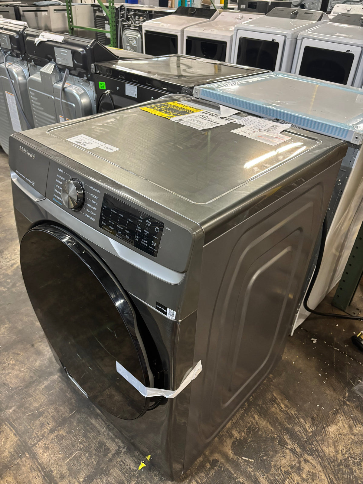 Samsung 4.5 cu. ft. Large Capacity Smart Front Load Washer with Super Speed Wash