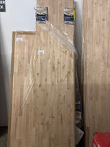8 ft. L x 25 in. D Unfinished Birch Butcher Block Countertop in With Standard Edge