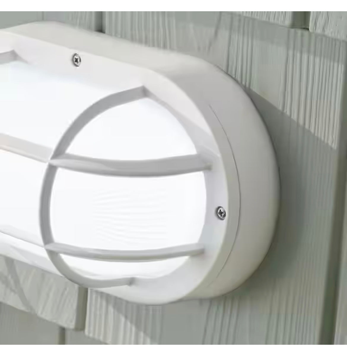 White LED Outdoor Bulkhead Light with CCT Color Switchable from 3000K, 4000K, 5000K