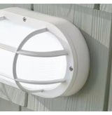 White LED Outdoor Bulkhead Light with CCT Color Switchable from 3000K, 4000K, 5000K