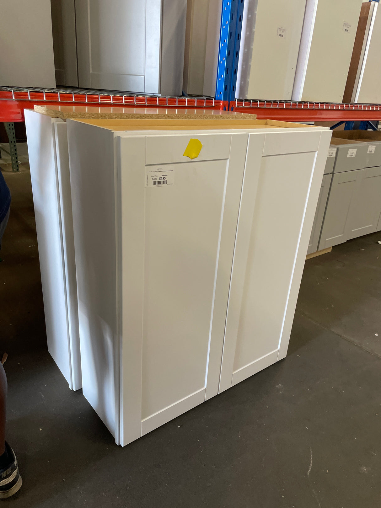 Shaker 36 in. W x 12 in. D x 42 in. H Assembled Wall Kitchen Cabinet in Satin White