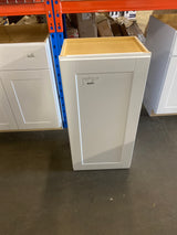 Shaker Satin White Stock Assembled Wall Kitchen Cabinet (18 in. x 36 in. x 12 in.)