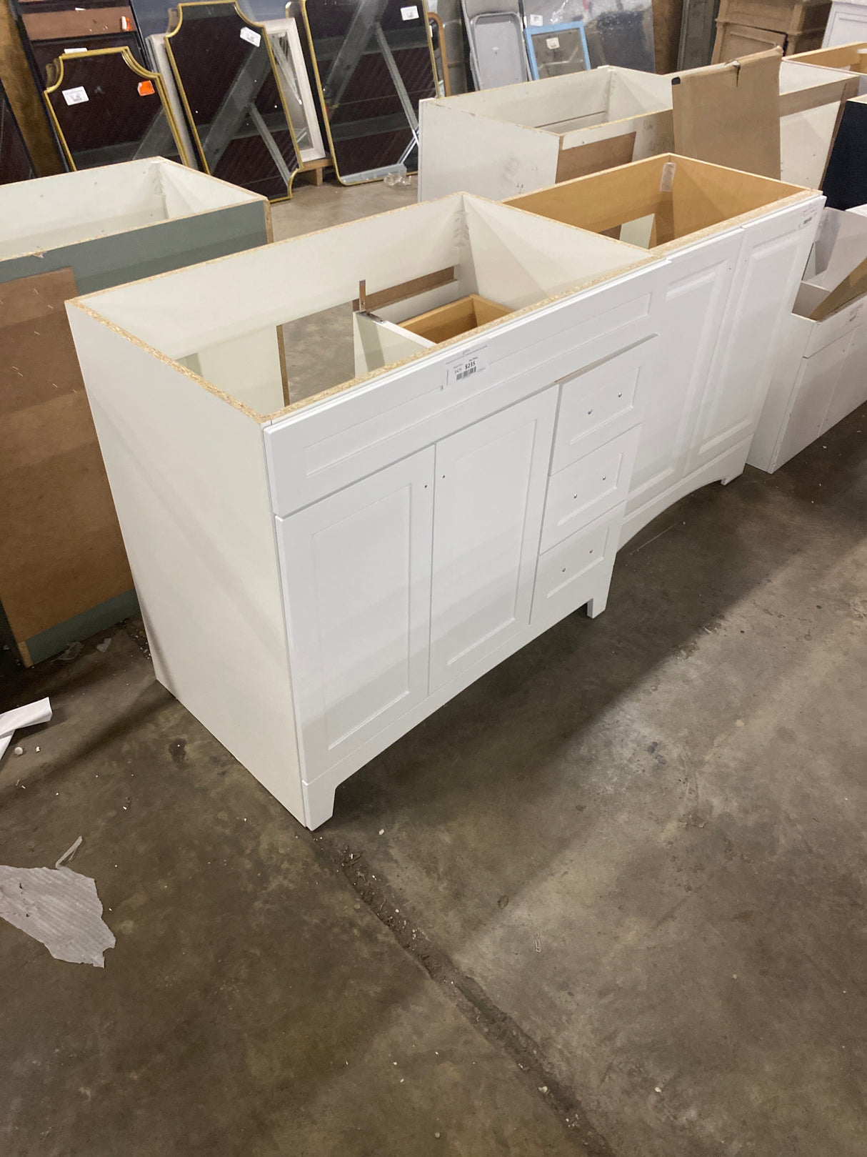 Thornbriar 36.0 in. W x 21.5 in. D x 34.2 in. H Bath Vanity Cabinet without Top in Polar White