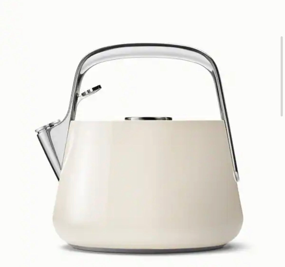Stovetop Whistling Tea Kettle in Cream
