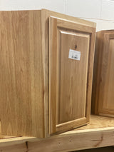 Hampton Assembled 24x30x12 in. Diagonal Corner Wall Kitchen Cabinet in Natural Hickory