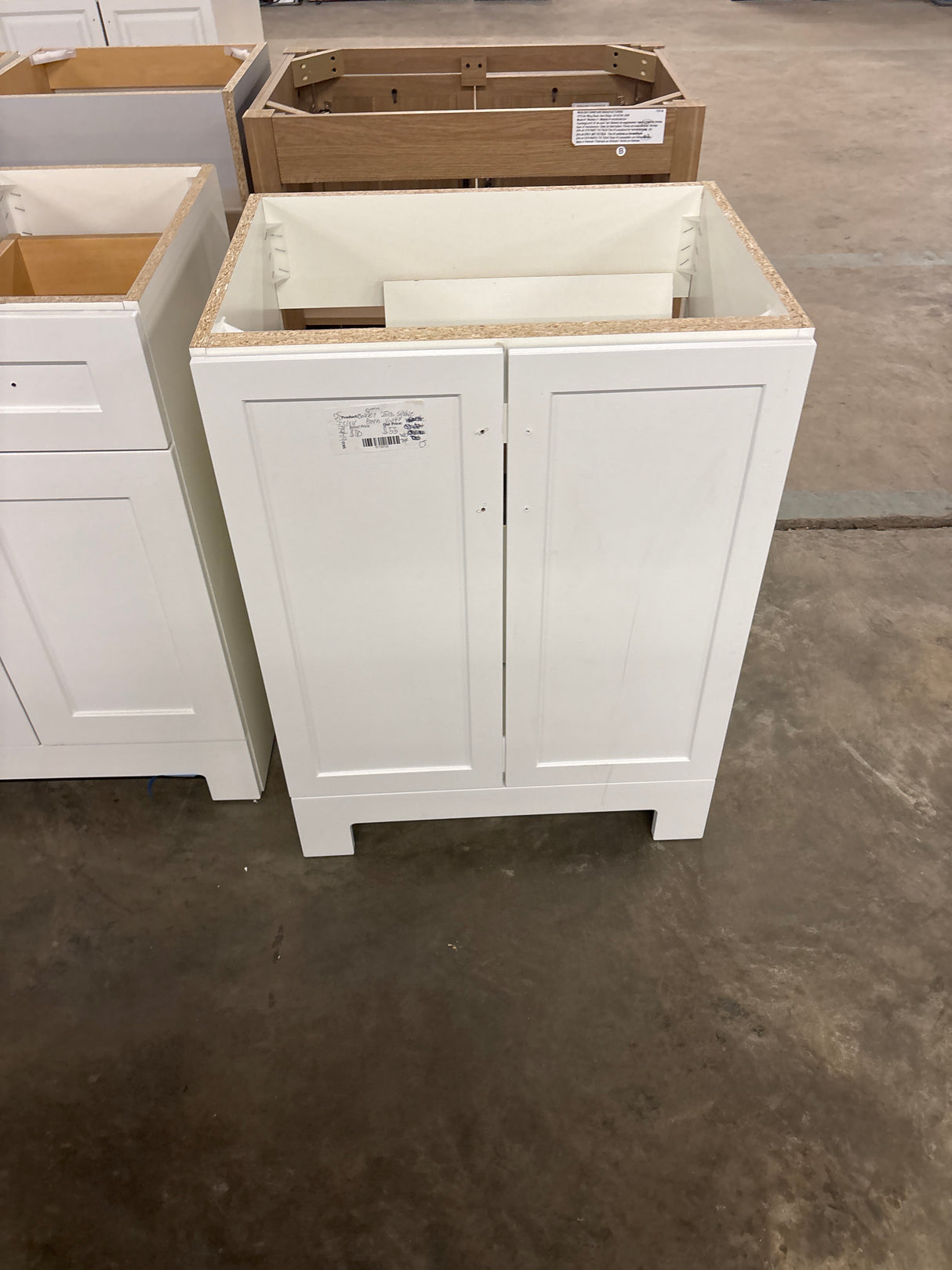 Oakley 25 in. Single Sink White Bath Vanity without Top