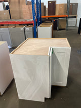 Vesper White Shaker Assembled Plywood Easy Reach Corner Base Kitchen Cabinet 36 in. x 34.5 in. x 21 in.