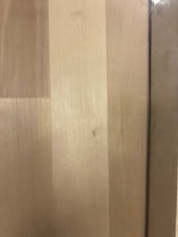 6 ft. L x 39 in. D Unfinished Birch Butcher Block Island Countertop in With Standard Edge