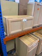 30 in. W x 12 in. D x 15 in. H Assembled Wall Bridge Kitchen Cabinet in Unfinished with Recessed Panel