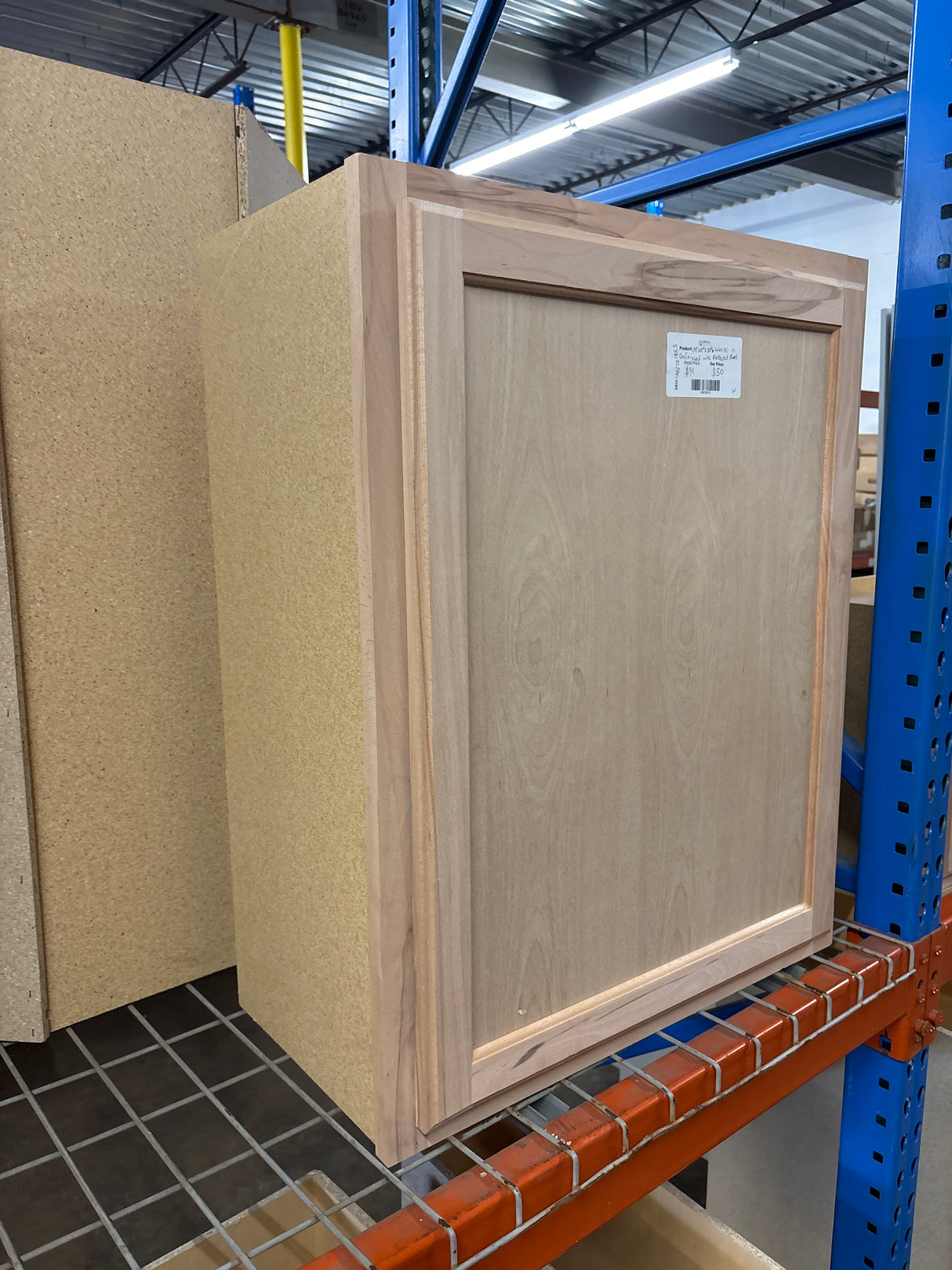 24 in. W x 12 in. D x 30 in. H Assembled Wall Kitchen Cabinet in Unfinished with Recessed Panel