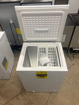 5.0 cu. ft. Manual Defrost Chest Freezer with LED Light in White Garage Ready