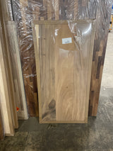 4 ft. L x 25 in. D Unfinished Saman Solid Wood Butcher Block Countertop With Live Edge