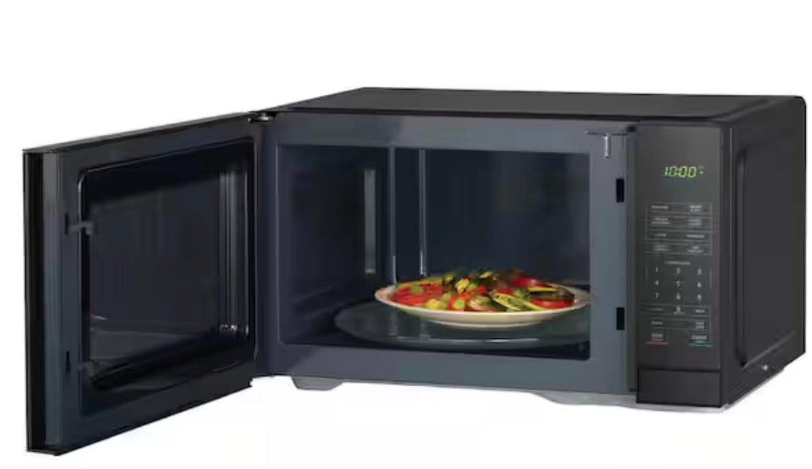 1.1 cu. ft. Countertop Microwave Oven in Black