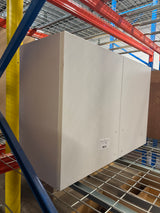 San Juan Series Assembled 36 in W X 24 in H. Wall Cabinet made of High Density PVC in White Color