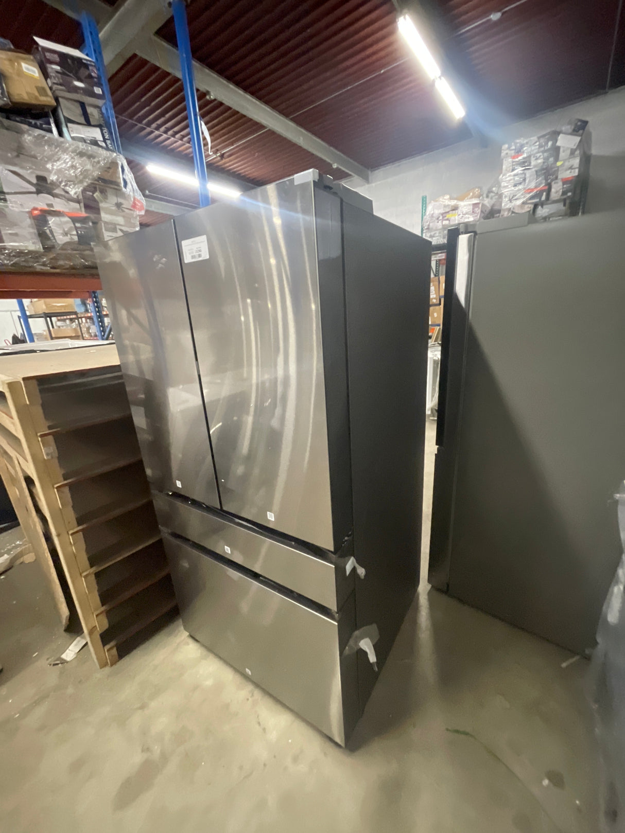 Samsung 29 cu. ft. Bespoke 4-Door French Door Smart Refrigerator with Beverage Center
