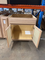 Hampton Assembled 30x34.5x24 in. Sink Base Cabinet in Unfinished Beech