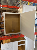 Shaker Satin White Stock Assembled Wall Kitchen Cabinet (24 in. x 30 in. x 12 in.)
