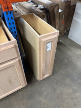 Hampton Assembled 9x34.5x24 in. Base Cabinet in Unfinished Beech