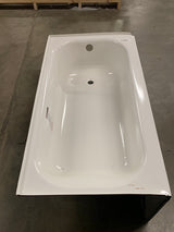 Aloha 60 in. Right Drain Rectangular Alcove Soaking Bathtub in White