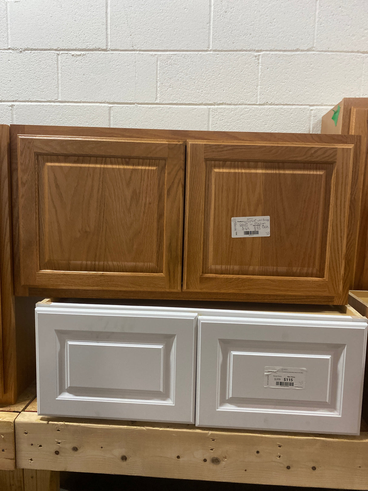 Hampton 36 in. W x 12 in. D x 18 in. H Assembled Wall Bridge Cabinet in Medium Oak