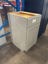 Westfield Dusk Gray Shaker Stock Assembled Base Kitchen Cabinet (18 in. W x 23.75 in. D x 35 in.)