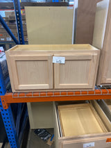 30 in. W x 12 in. D x 15 in. H Assembled Wall Bridge Kitchen Cabinet in Unfinished with Recessed Panel