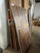 6 ft. L x 39 in. D Finished Engineered Walnut Butcher Block Island Countertop