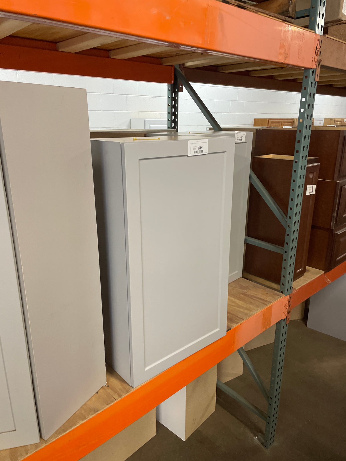 Designer Series Melvern 21 in. W x 12 in. D x 36 in. H Assembled Shaker Wall Kitchen Cabinet in Heron Gray