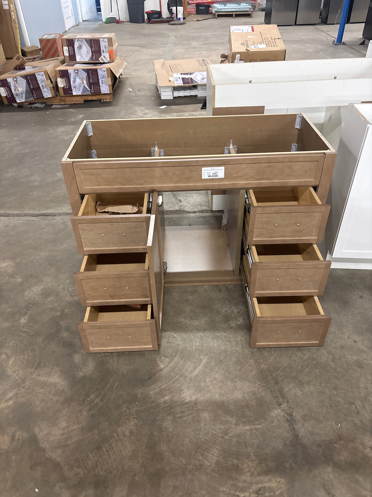 Winsome 48 in. Bath Vanity Cabinet without Top in Sand