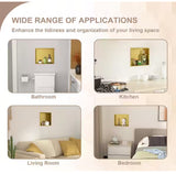 14 in. W x 3.94 in. H x 12 in. D Single Recessed Shower Niche in Gold