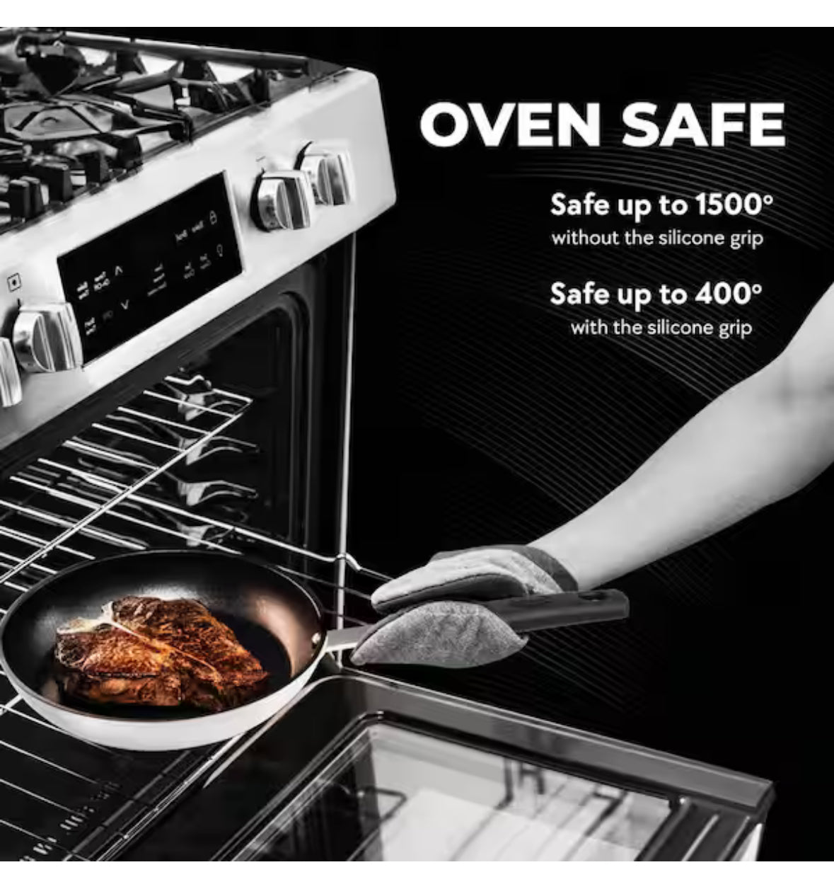 Pro + 8 in. Aluminum Heavy-Gauge Commercial Grade High Performance Nonstick Frying Pan