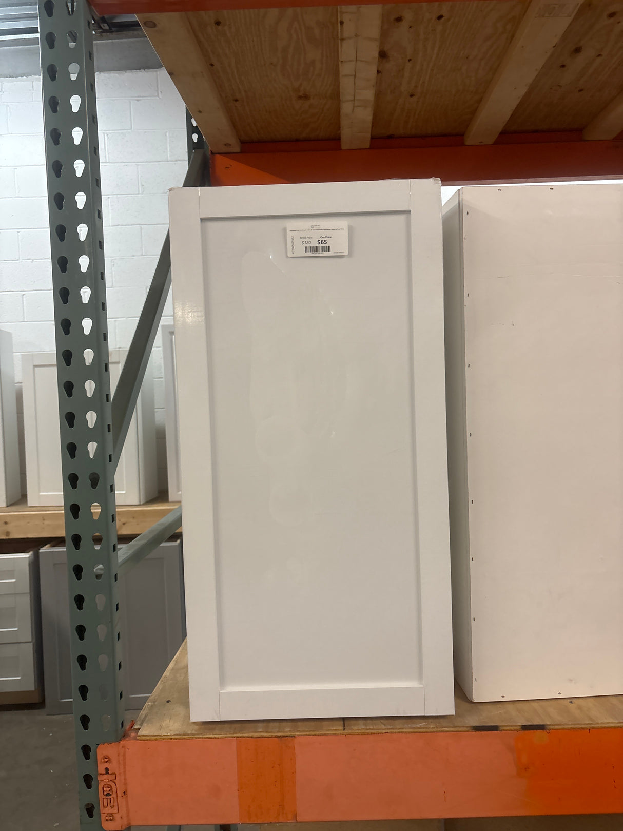 Courtland 18 in. W x 12 in. D x 36 in. H Assembled Shaker Wall Kitchen Cabinet in Polar White